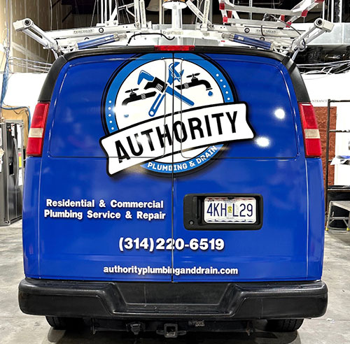 Authority Plumbing and Drain Warrenton MO work van